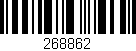 Código de barras (EAN, GTIN, SKU, ISBN): '268862'
