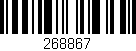 Código de barras (EAN, GTIN, SKU, ISBN): '268867'