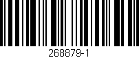 Código de barras (EAN, GTIN, SKU, ISBN): '268879-1'
