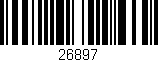 Código de barras (EAN, GTIN, SKU, ISBN): '26897'