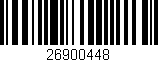Código de barras (EAN, GTIN, SKU, ISBN): '26900448'