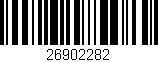 Código de barras (EAN, GTIN, SKU, ISBN): '26902282'