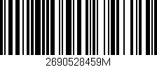 Código de barras (EAN, GTIN, SKU, ISBN): '2690528459M'