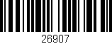 Código de barras (EAN, GTIN, SKU, ISBN): '26907'