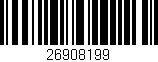 Código de barras (EAN, GTIN, SKU, ISBN): '26908199'