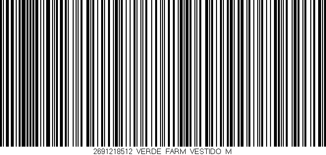 Código de barras (EAN, GTIN, SKU, ISBN): '2691218512_VERDE_FARM_VESTIDO_M'