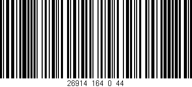 Código de barras (EAN, GTIN, SKU, ISBN): '26914_164_0_44'