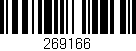 Código de barras (EAN, GTIN, SKU, ISBN): '269166'