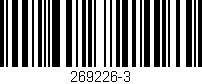 Código de barras (EAN, GTIN, SKU, ISBN): '269226-3'