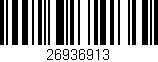 Código de barras (EAN, GTIN, SKU, ISBN): '26936913'