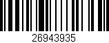 Código de barras (EAN, GTIN, SKU, ISBN): '26943935'
