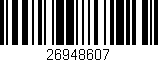 Código de barras (EAN, GTIN, SKU, ISBN): '26948607'