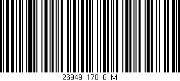 Código de barras (EAN, GTIN, SKU, ISBN): '26949_170_0_M'