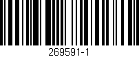 Código de barras (EAN, GTIN, SKU, ISBN): '269591-1'