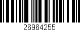 Código de barras (EAN, GTIN, SKU, ISBN): '26964255'
