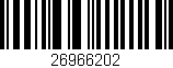 Código de barras (EAN, GTIN, SKU, ISBN): '26966202'