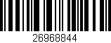 Código de barras (EAN, GTIN, SKU, ISBN): '26968844'