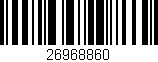 Código de barras (EAN, GTIN, SKU, ISBN): '26968860'