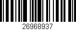 Código de barras (EAN, GTIN, SKU, ISBN): '26968937'