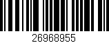 Código de barras (EAN, GTIN, SKU, ISBN): '26968955'