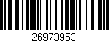 Código de barras (EAN, GTIN, SKU, ISBN): '26973953'