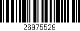 Código de barras (EAN, GTIN, SKU, ISBN): '26975529'