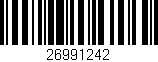 Código de barras (EAN, GTIN, SKU, ISBN): '26991242'