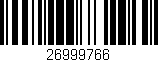 Código de barras (EAN, GTIN, SKU, ISBN): '26999766'