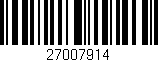 Código de barras (EAN, GTIN, SKU, ISBN): '27007914'