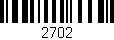 Código de barras (EAN, GTIN, SKU, ISBN): '2702'