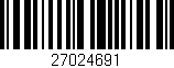 Código de barras (EAN, GTIN, SKU, ISBN): '27024691'