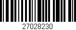 Código de barras (EAN, GTIN, SKU, ISBN): '27028230'