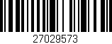 Código de barras (EAN, GTIN, SKU, ISBN): '27029573'