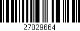 Código de barras (EAN, GTIN, SKU, ISBN): '27029664'