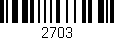 Código de barras (EAN, GTIN, SKU, ISBN): '2703'
