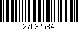 Código de barras (EAN, GTIN, SKU, ISBN): '27032584'