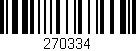 Código de barras (EAN, GTIN, SKU, ISBN): '270334'