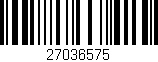 Código de barras (EAN, GTIN, SKU, ISBN): '27036575'