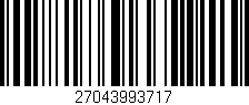 Código de barras (EAN, GTIN, SKU, ISBN): '27043993717'