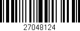 Código de barras (EAN, GTIN, SKU, ISBN): '27048124'