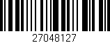 Código de barras (EAN, GTIN, SKU, ISBN): '27048127'