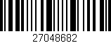 Código de barras (EAN, GTIN, SKU, ISBN): '27048682'