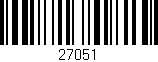 Código de barras (EAN, GTIN, SKU, ISBN): '27051'