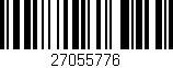 Código de barras (EAN, GTIN, SKU, ISBN): '27055776'