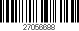 Código de barras (EAN, GTIN, SKU, ISBN): '27056688'