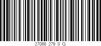 Código de barras (EAN, GTIN, SKU, ISBN): '27066_278_0_G'