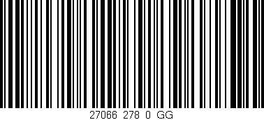 Código de barras (EAN, GTIN, SKU, ISBN): '27066_278_0_GG'