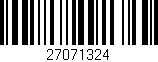 Código de barras (EAN, GTIN, SKU, ISBN): '27071324'