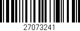 Código de barras (EAN, GTIN, SKU, ISBN): '27073241'