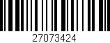 Código de barras (EAN, GTIN, SKU, ISBN): '27073424'